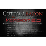 Cotton Bacon Version 2.0 by WICK 'N' VAPE - serrano vape