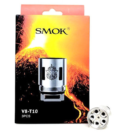 SMOK TFV8 V8-T10 0.12Ω DECUPLE KANTHAL CLAPTON COILS (3PCS) - serrano vape