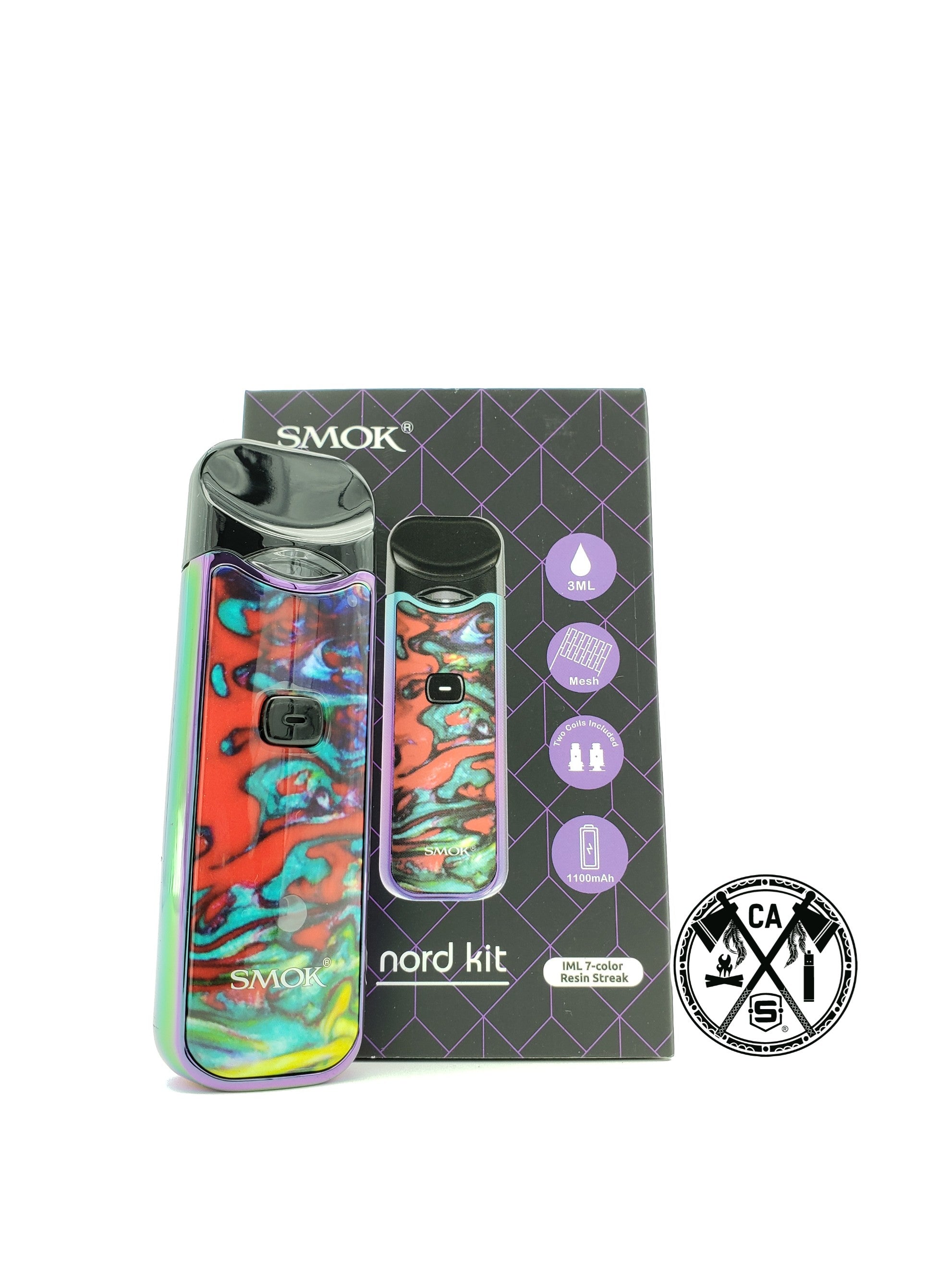 SMOK : NORD KIT RESIN EDITION 1100mah 3ml SMOK : NORD KIT RESIN EDITION 1100mah 3ml