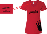 WarPaint Apparel Ladies T's V Neck - serrano vape